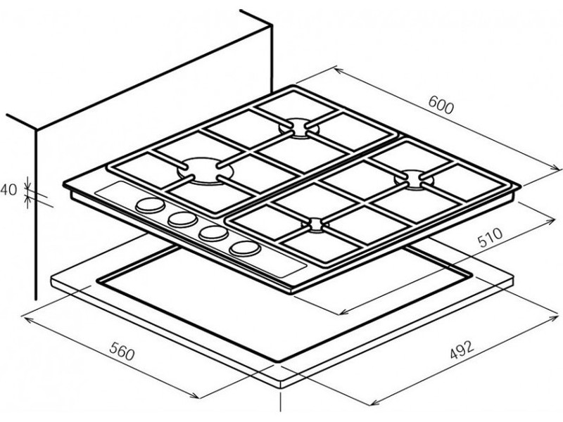 Варочная поверхность BO212MA/N